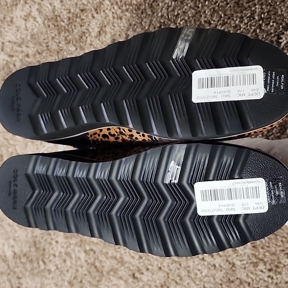 Cole Haan Nantucket Rugged Real Fur Natural Sheep Shearling Women's Booties - Picture 11 of 13